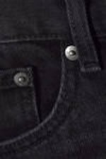 Black Stream - Astro Loose Baggy Leg Jeans - 1