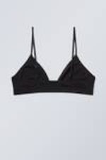 Schwarz - Weiches Triangel-Bustier Soul - 1