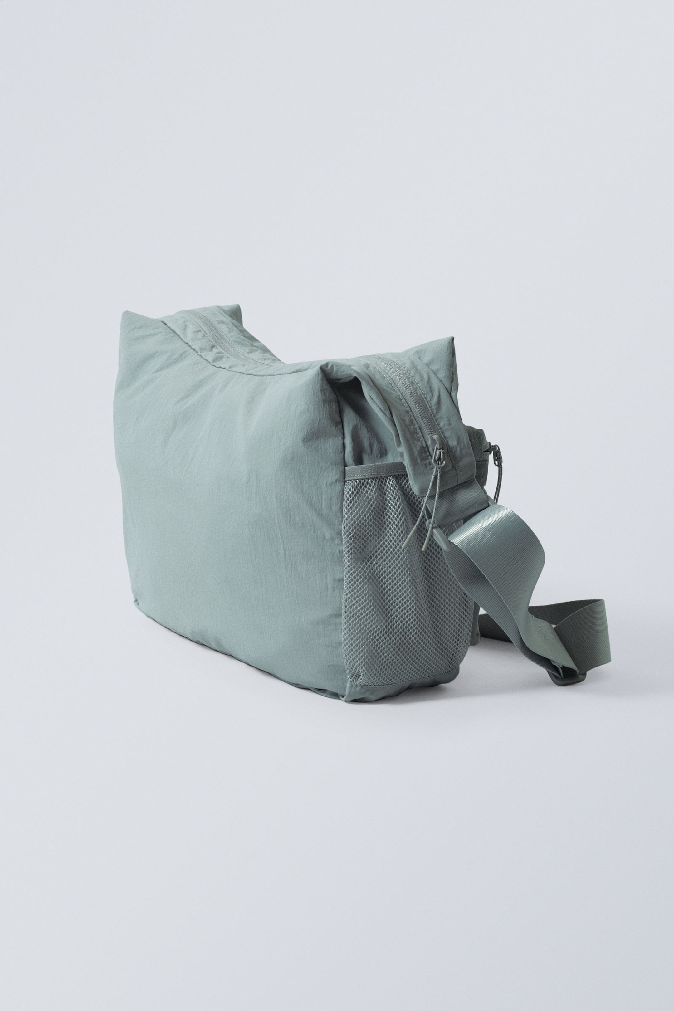 Dusty Turquoise - Pocket Crossbody Bag - 2