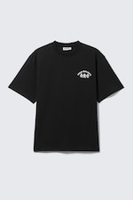 Black - Team Building - Relaxed Graphic Printed T-shirt - 3