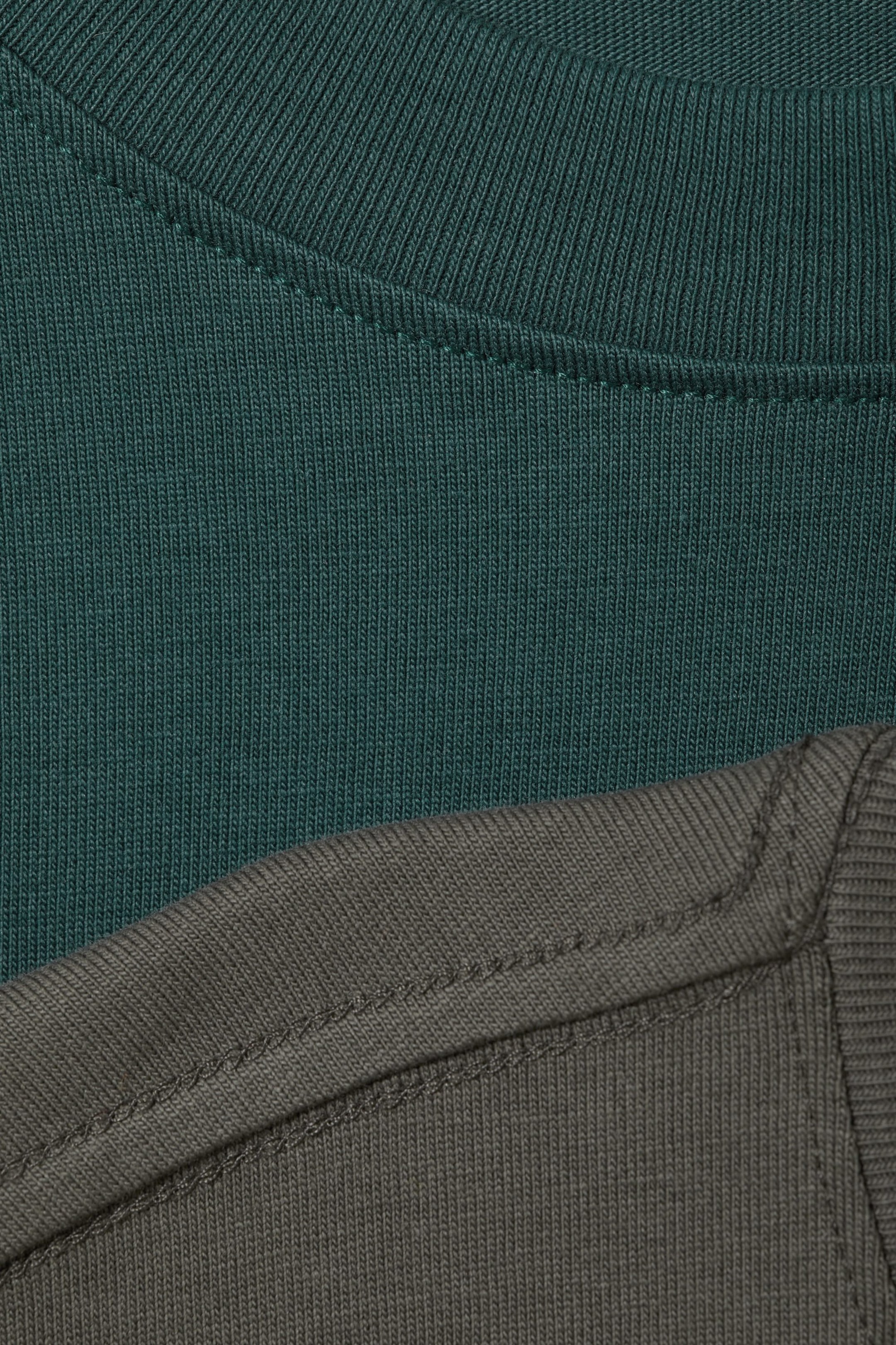 Dunkelgrau - Oversized-T-Shirts 2er-Pack - 2