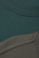 Dunkelgrau - Oversized-T-Shirts 2er-Pack - 0