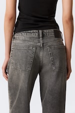 Redondo Black - Black - Ample Low Rise Loose Wide Leg Jeans - 1