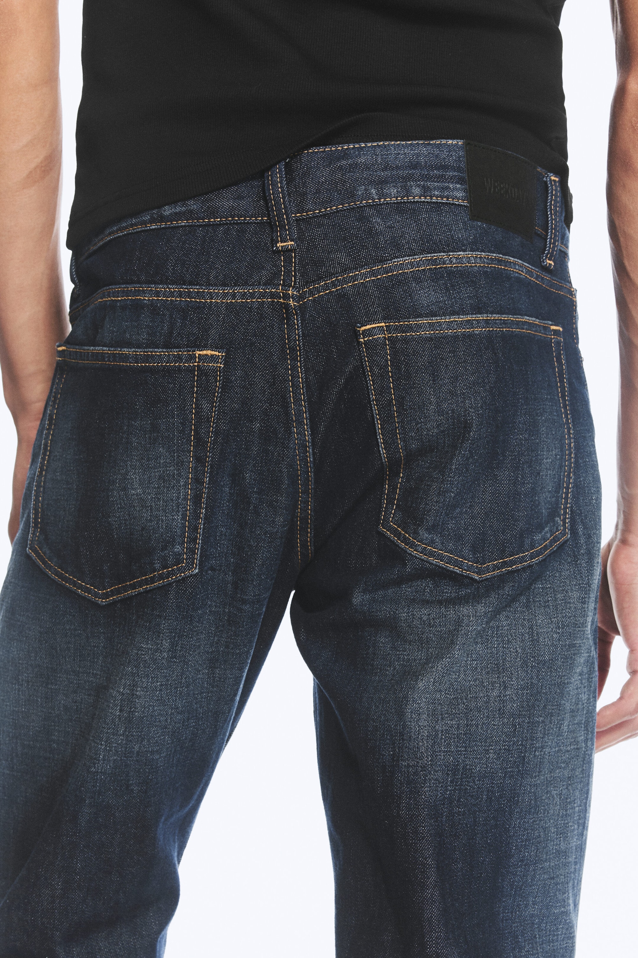 Bounty Blue - Dunkelblau - Comet Low Waist Slim Fit Straight Jeans - 3