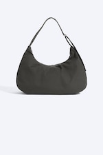 Svart - Halfcircle crossbody bag - 1
