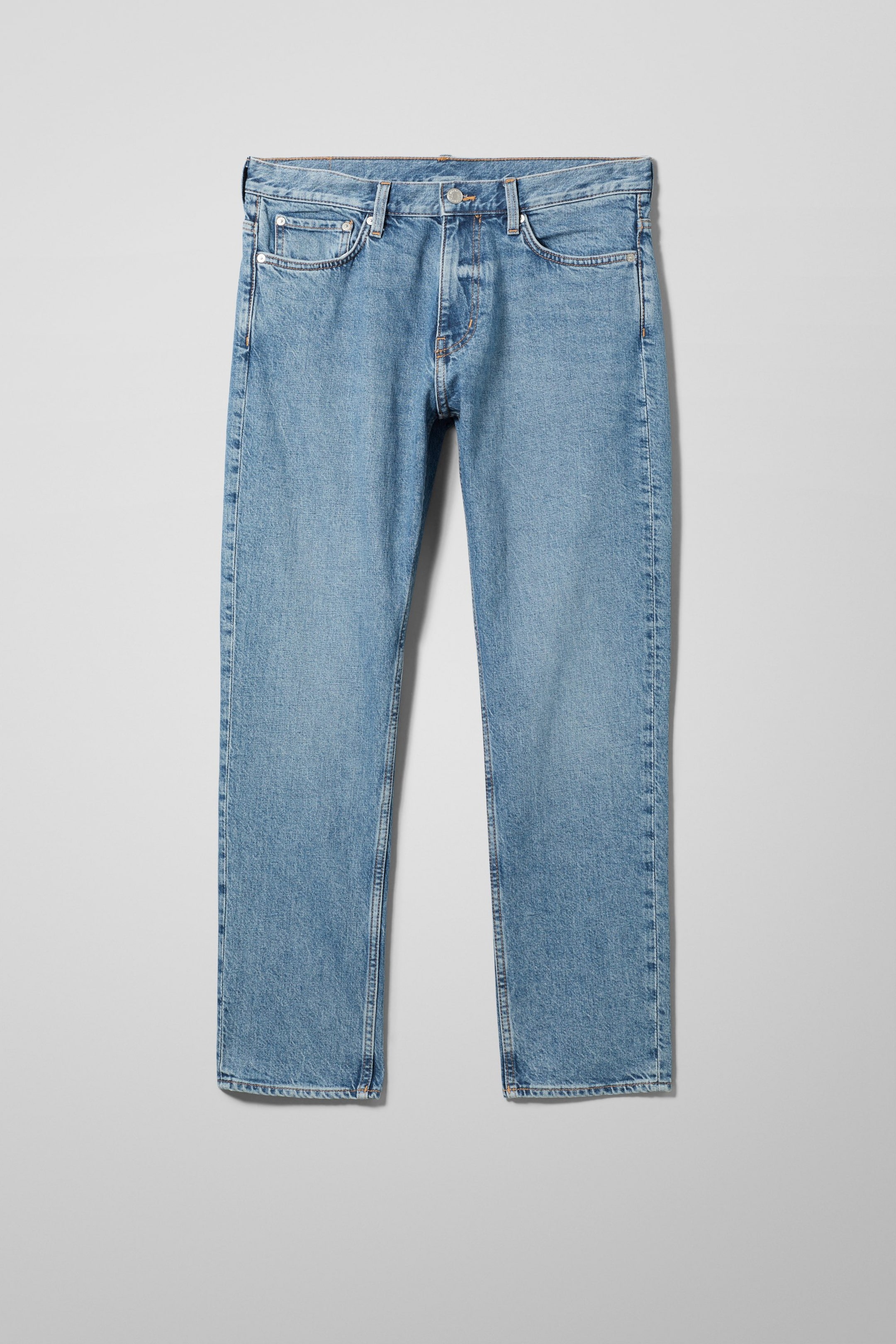 Marble Blue - Easy Regular Straight Jeans - 0
