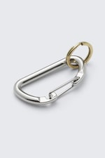 Silber/Gold - Schlüsselanhänger mit Clipverschluss - 0