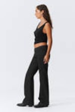 Black Rinse - Schwarz - Nova Low Waist Slim Bootcut Leg Jeans - 4