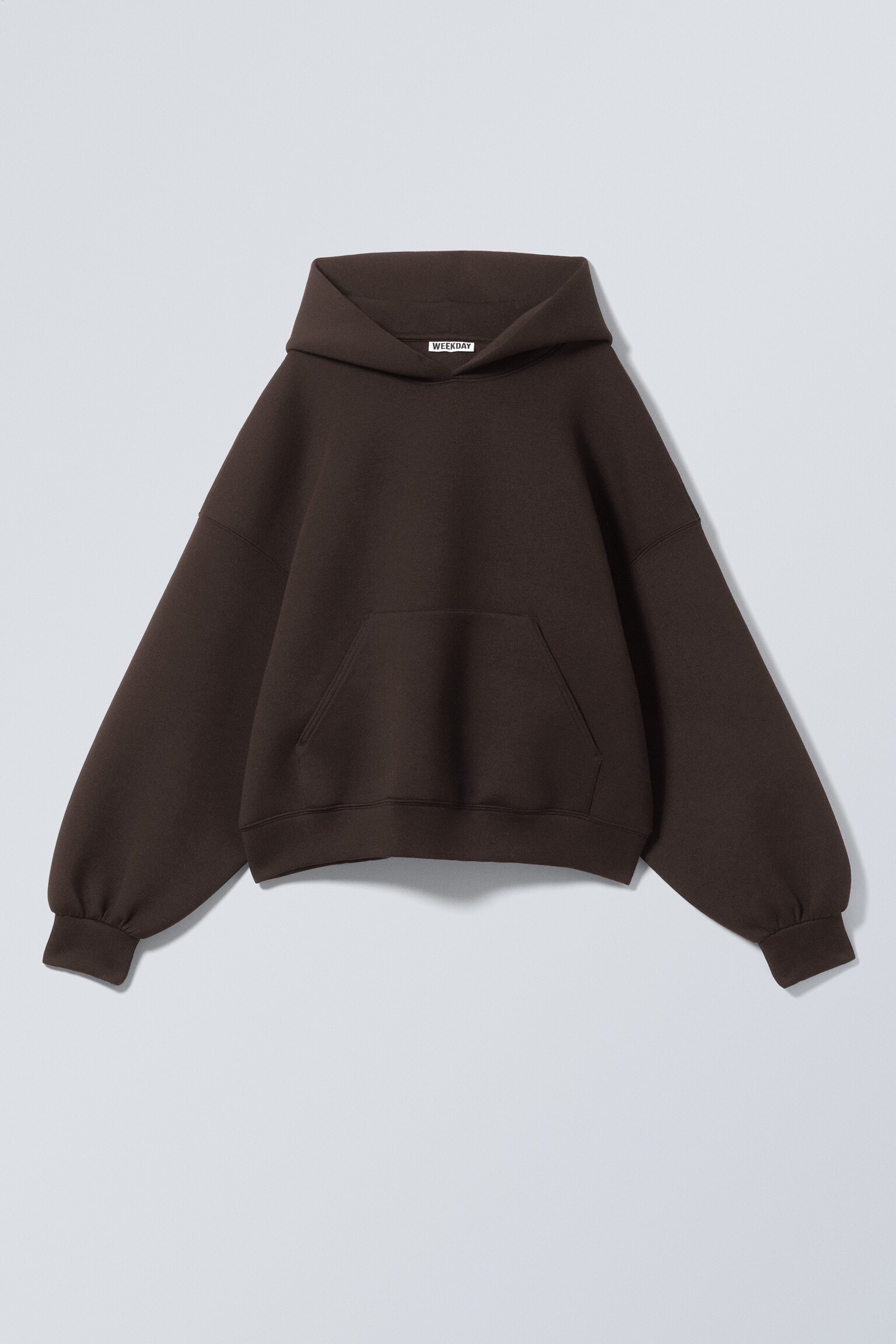 Scuba-Hoodie mit Oversize-Passform - Dunkelbraun/Hellgrau/Schwarz/Schwarz/Dunkelgrau meliert/Grau meliert/Dunkles Khakigrün