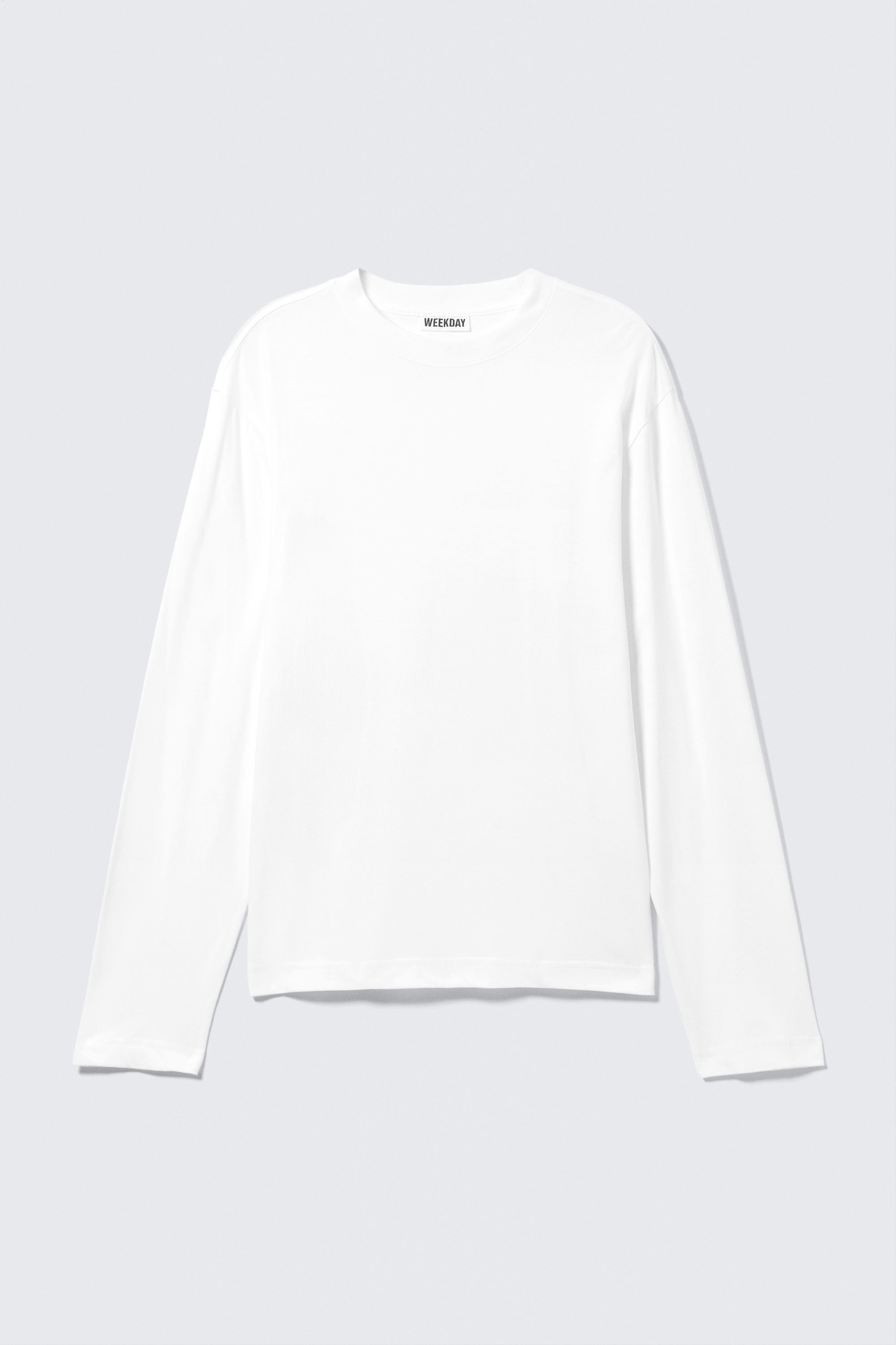 White - Relaxed Long-Sleeved Pyjama T-shirt - 1