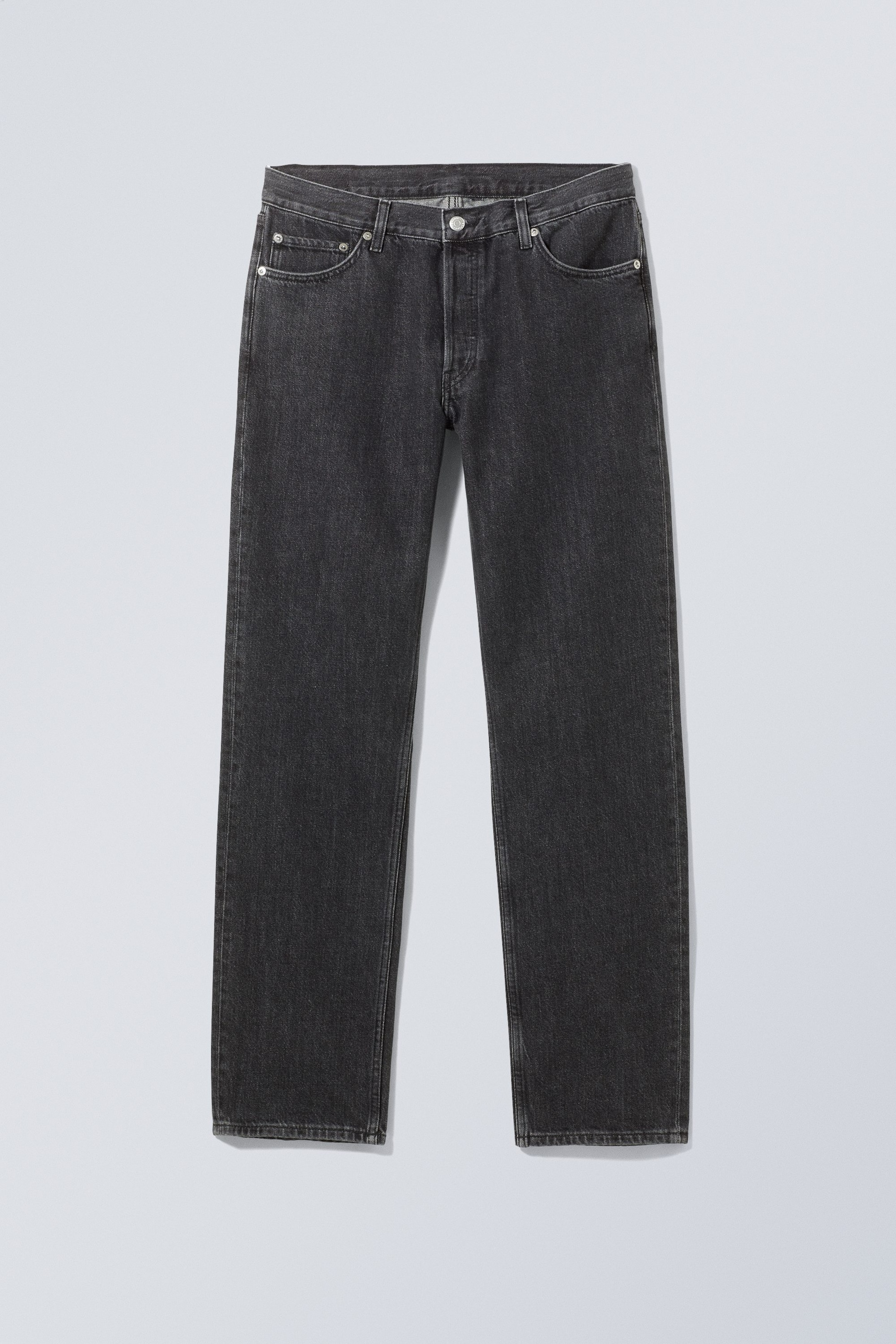 Black - Klean Mid Rise Regular Straight Jeans - 0