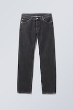 Black - Klean Mid Rise Regular Straight Jeans - 0