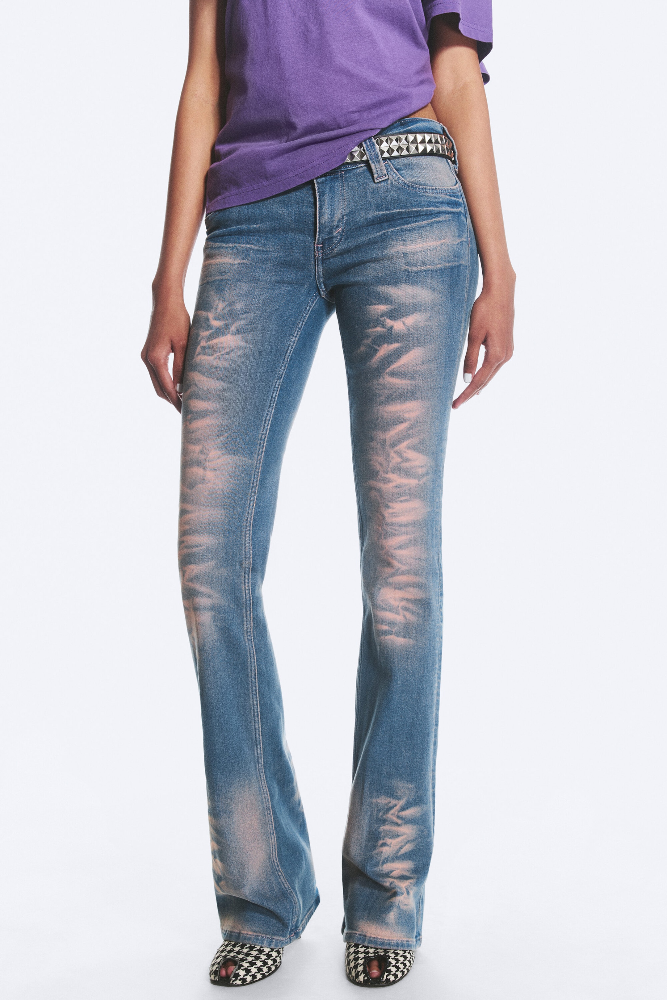 Angel Blue - Medium Blue - Booty Bei Low Rise Skinny Bootcut Jeans - 2