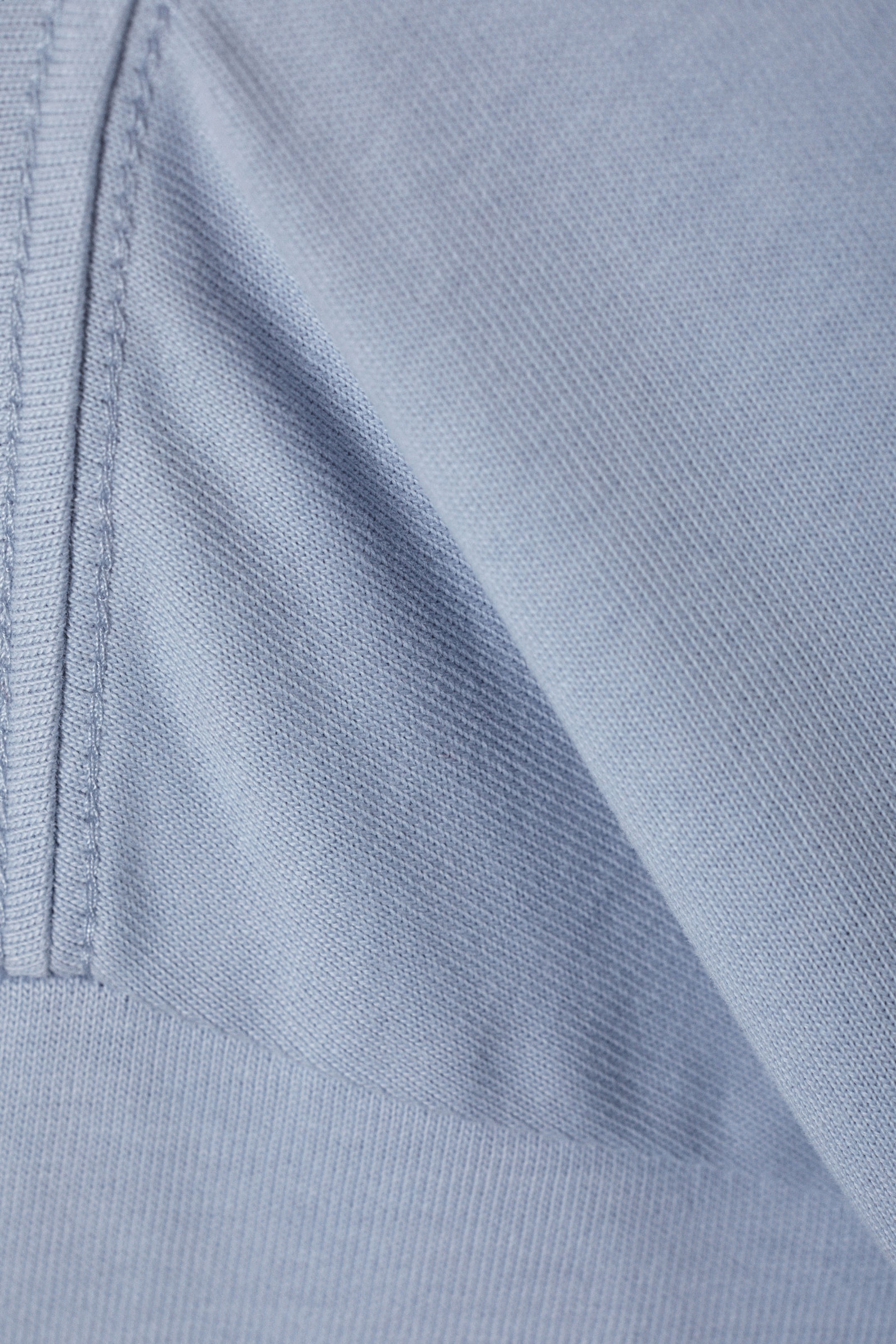 Licht vaalblauw - Recht T-shirt - 4
