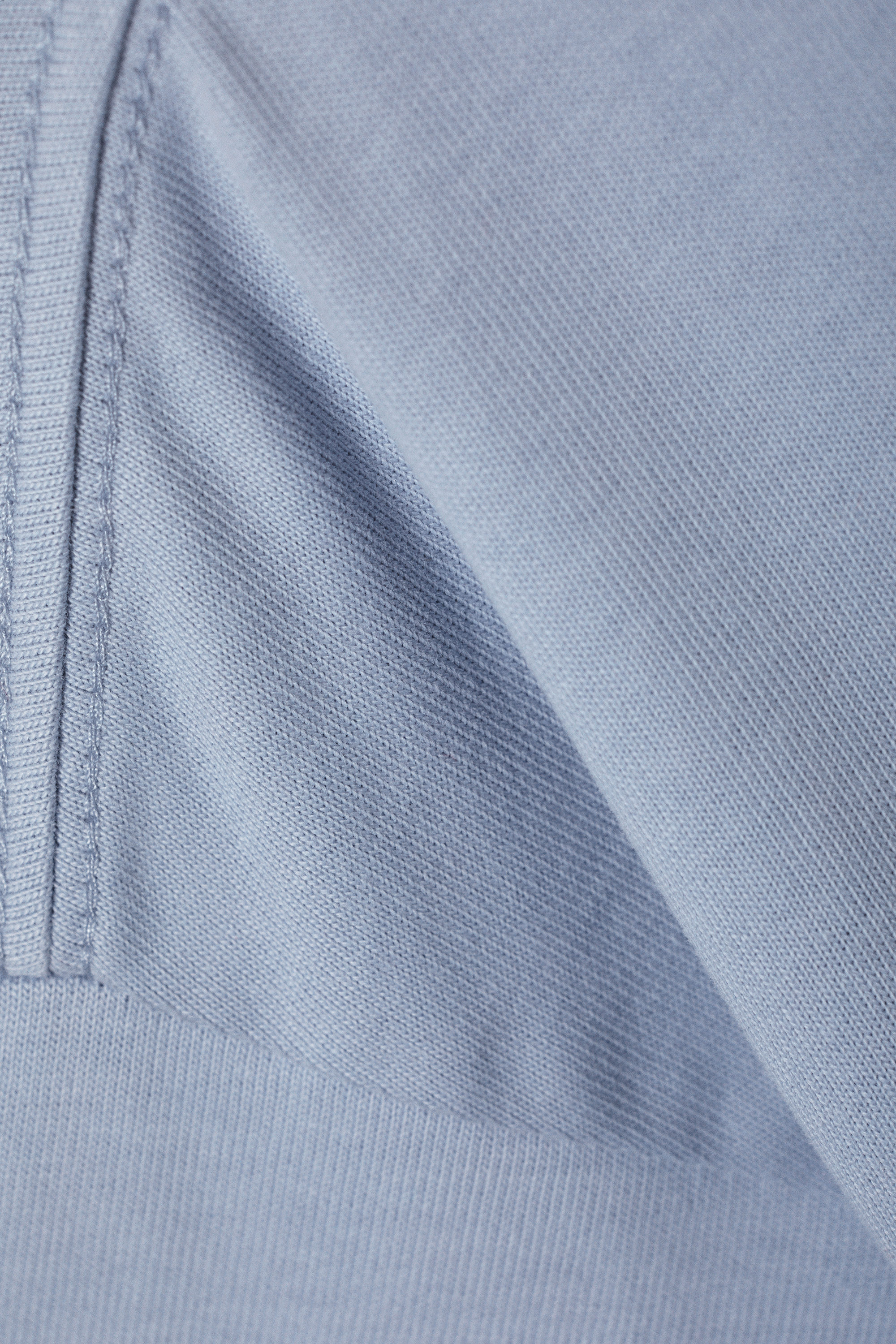 Light Dusty Blue - Loose Boxy T-shirt - 5