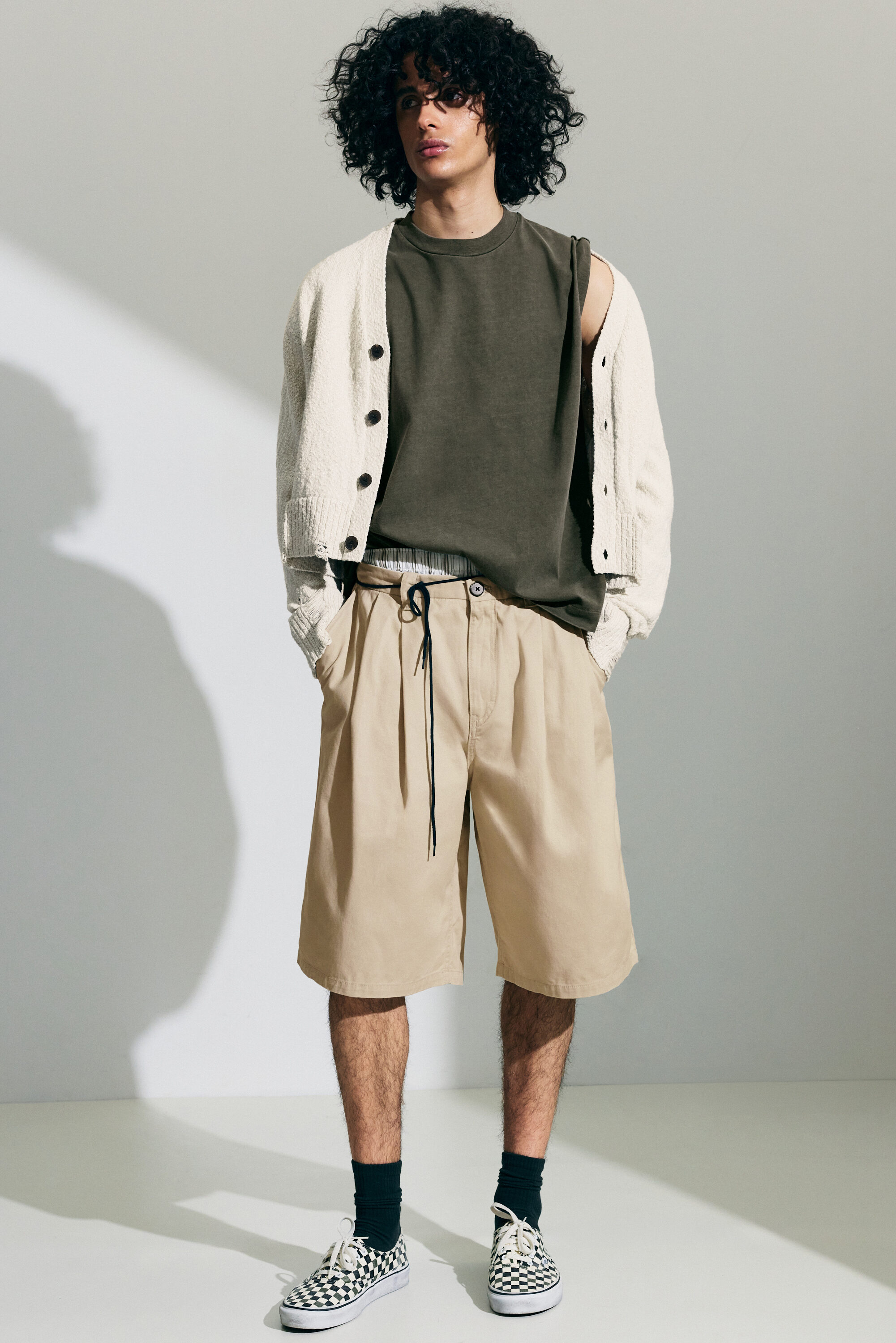 cotton chino shorts - Light Dusty Beige | Weekday DK