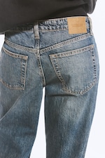 Bleu Redondo - Bleu moyen - Jean jambe large taille basse Ample - 4