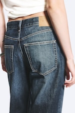 Misty Blue - Dark Blue - Helix Low Rise Regular Flared Jeans - 4