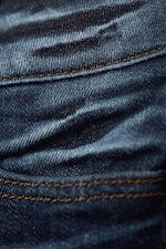 Mabel Blue - Dark Blue - Booty Bei Low Rise Skinny Bootcut Jeans - 1