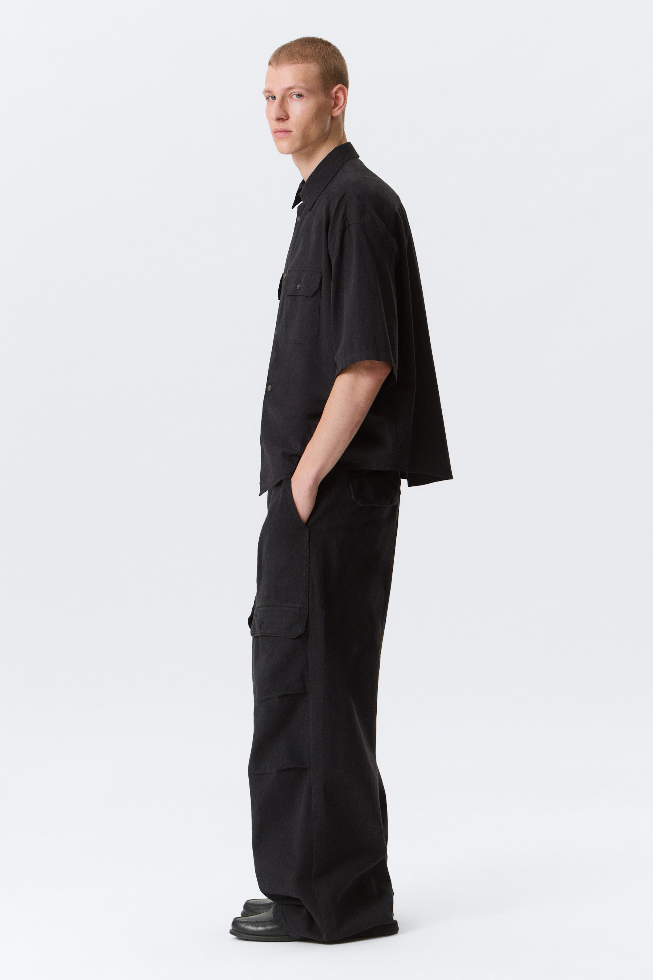 Black - RAEL KADE PARACHUTE TROUSERS - 2