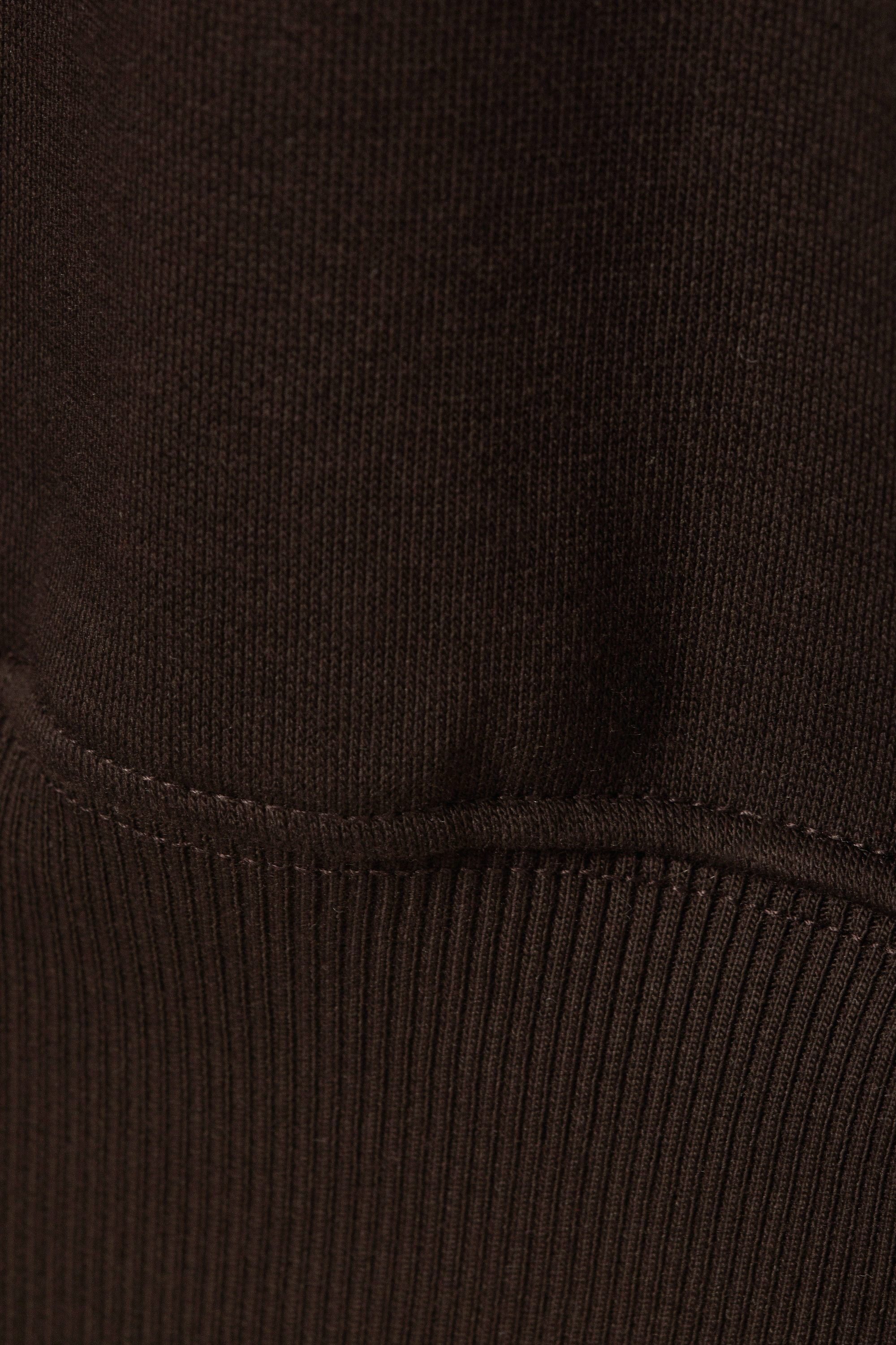 Dark Brown - Oversized Crewneck Sweatshirt - 4