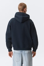 Navy Blue - Classic Zip Hoodie - 3