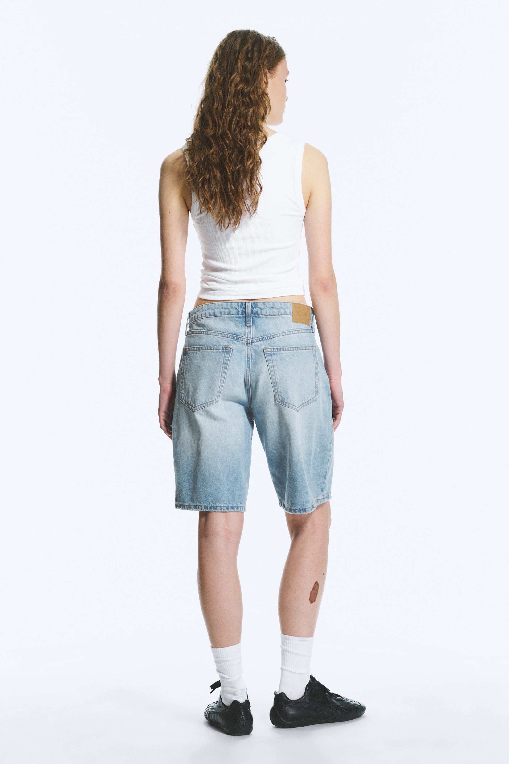 Kimberley Blue - Light Blue - Monterey Low Rise Denim Shorts - 3