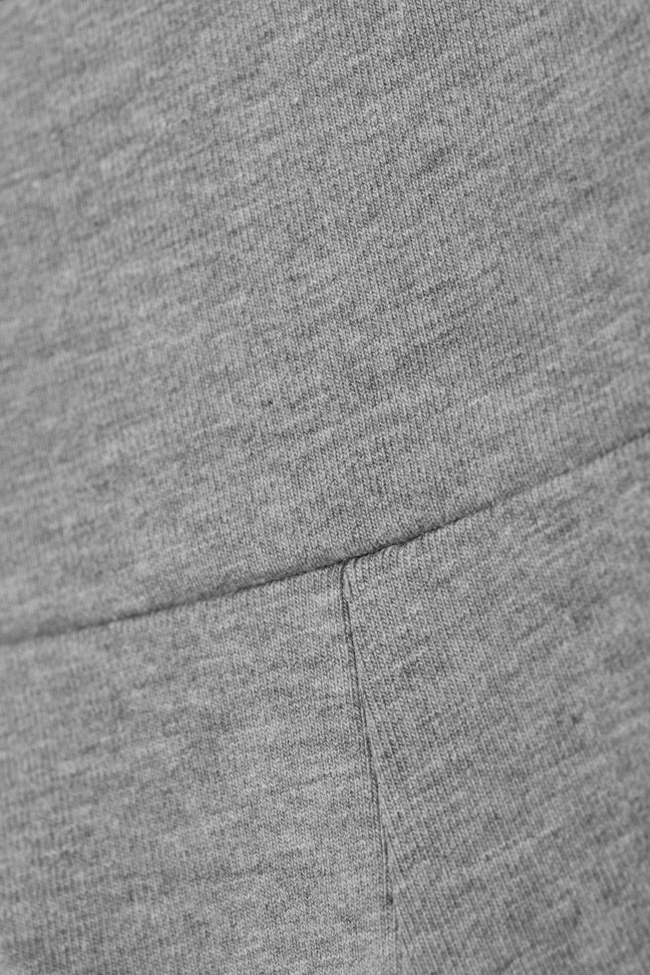 Grijs gemêleerd - Hotpants met lage taille - 1