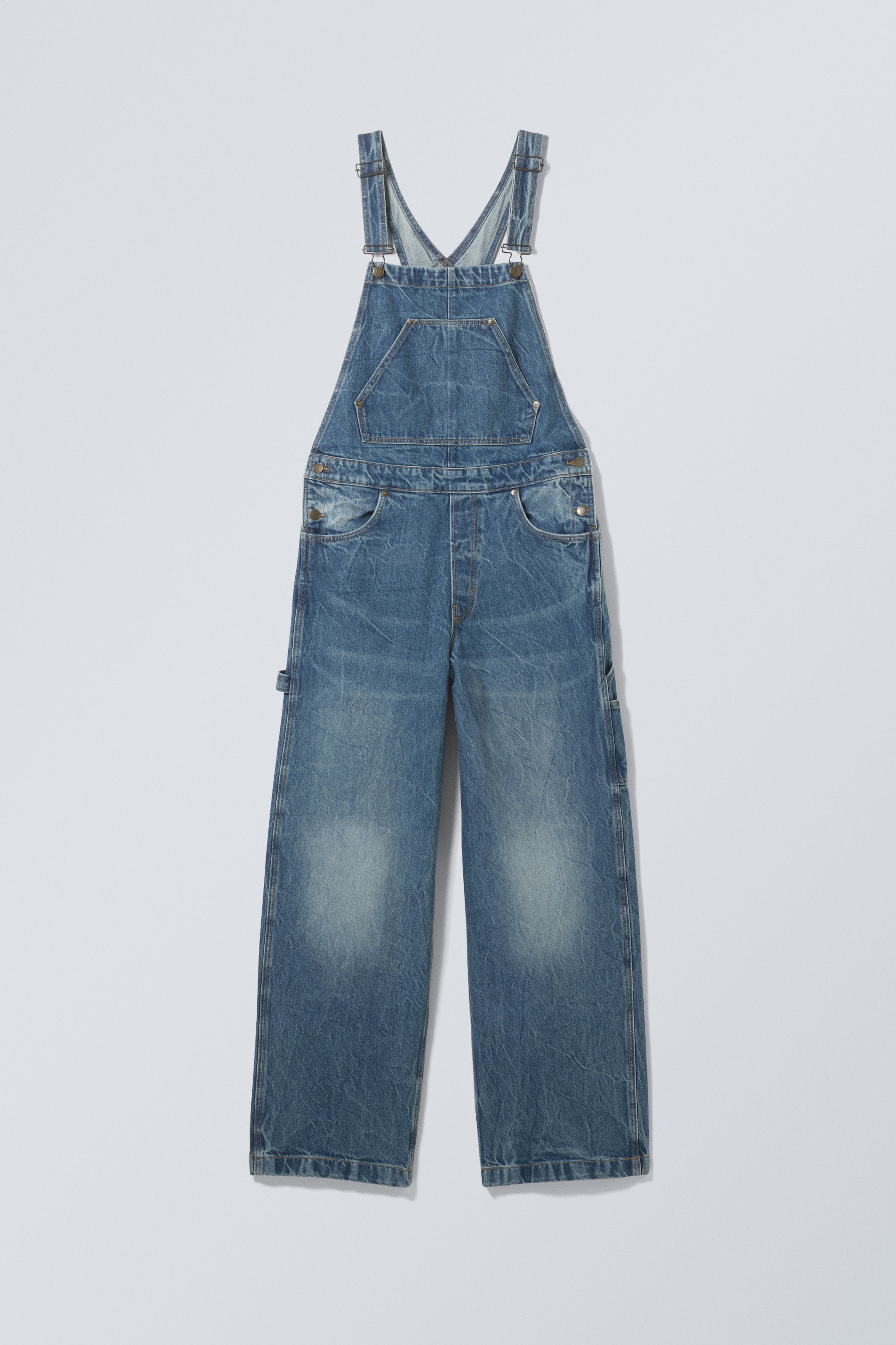 Blaue Ära - Astro-Latzhose mit lockerer Passform - 0