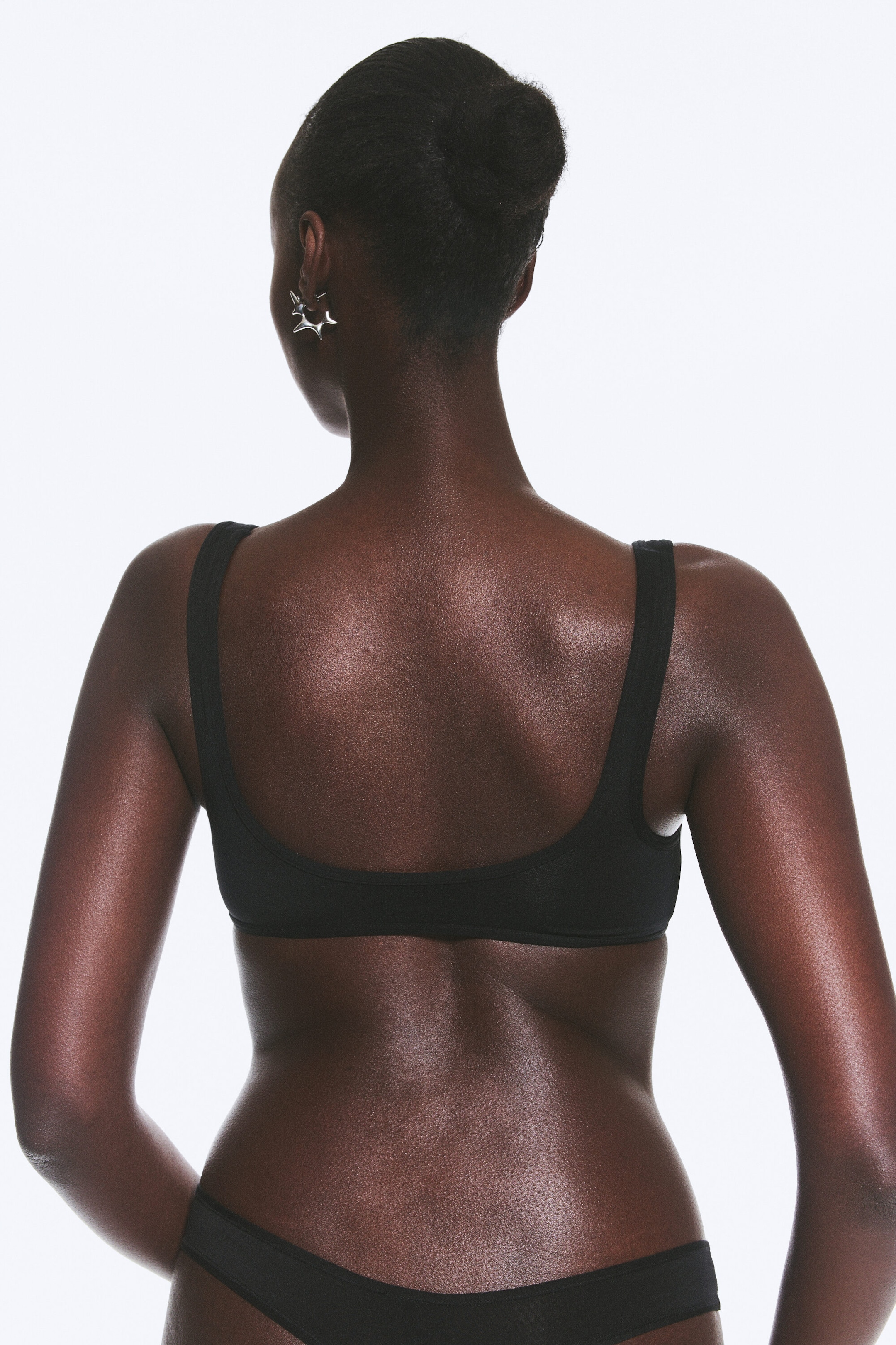 Schwarz - Soul Micro-Soft-BH mit U-Ausschnitt - 2