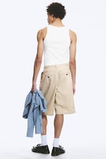 Light Dusty Beige - Cotton Chino Shorts - 3