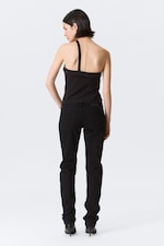 Black Rinse - Black - Neptune Low Rise Slim Straight Leg Jeans - 4