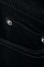 Black - Rowe Cord Trousers - 1