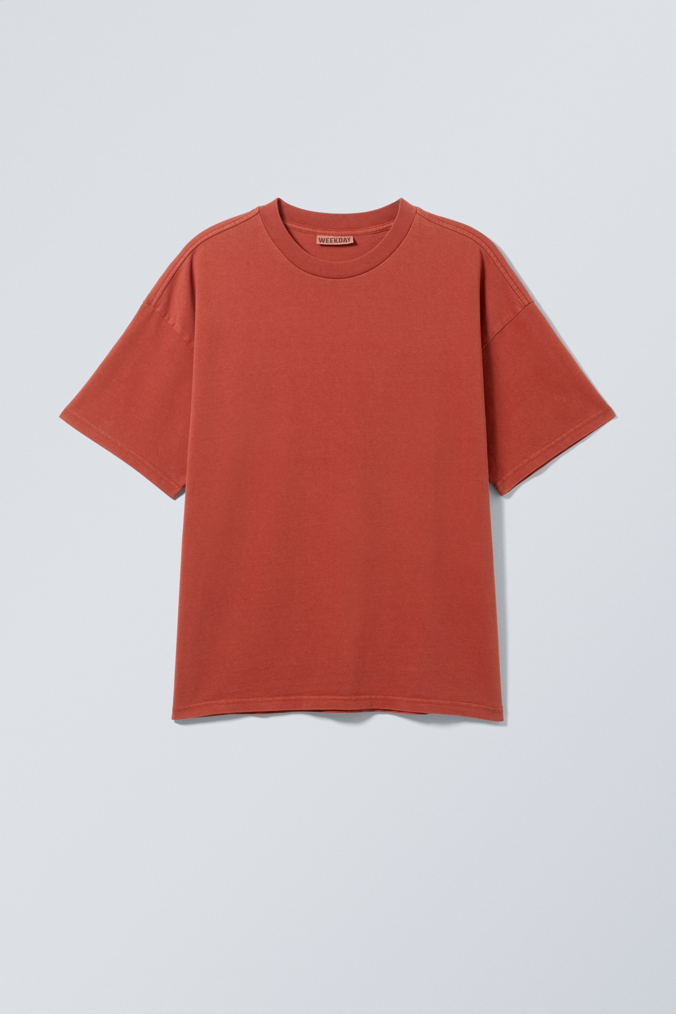 Washed Red - Loose Boxy T-shirt - 0