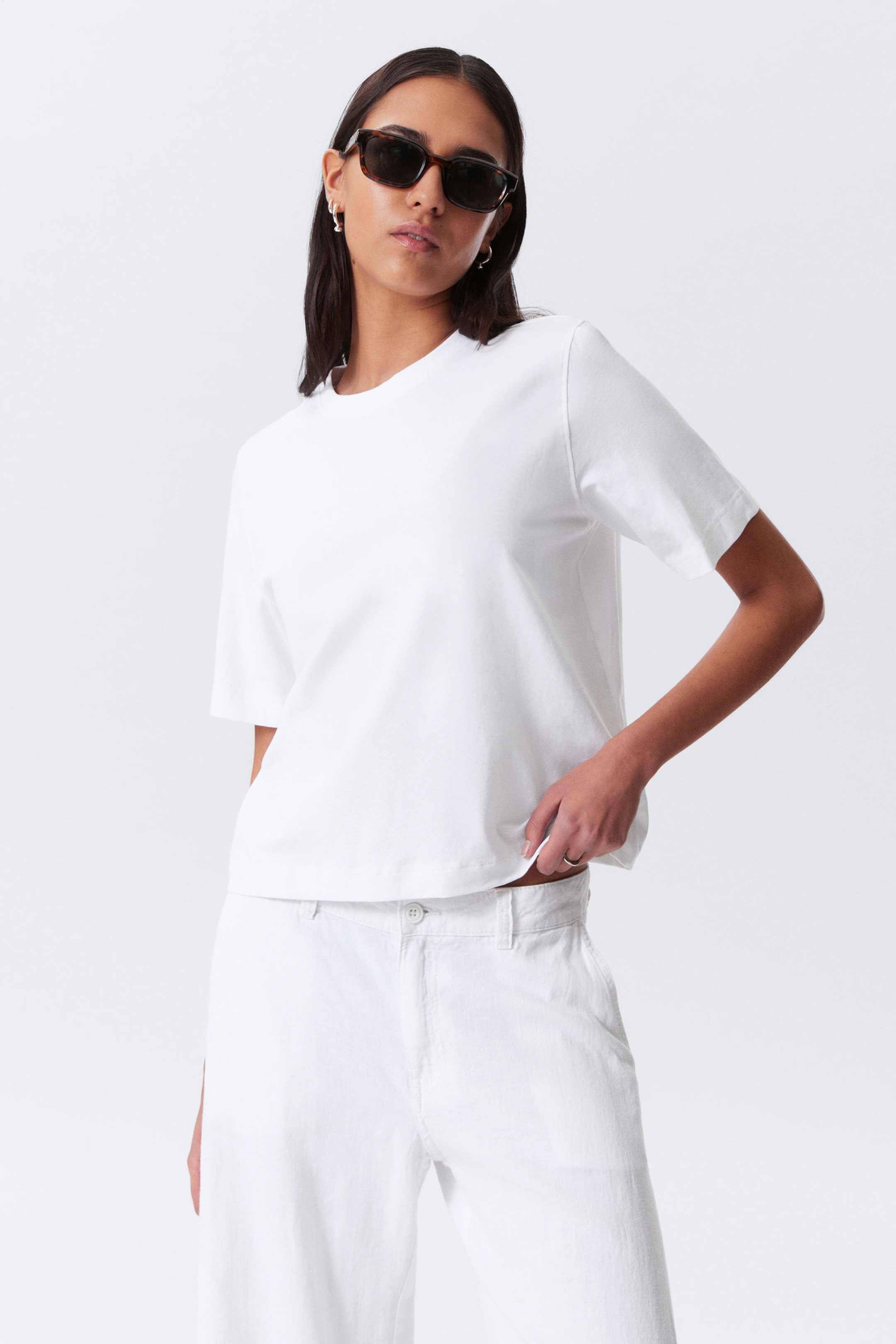 #FFFFFF - Perfect Boxy T-shirt - 1