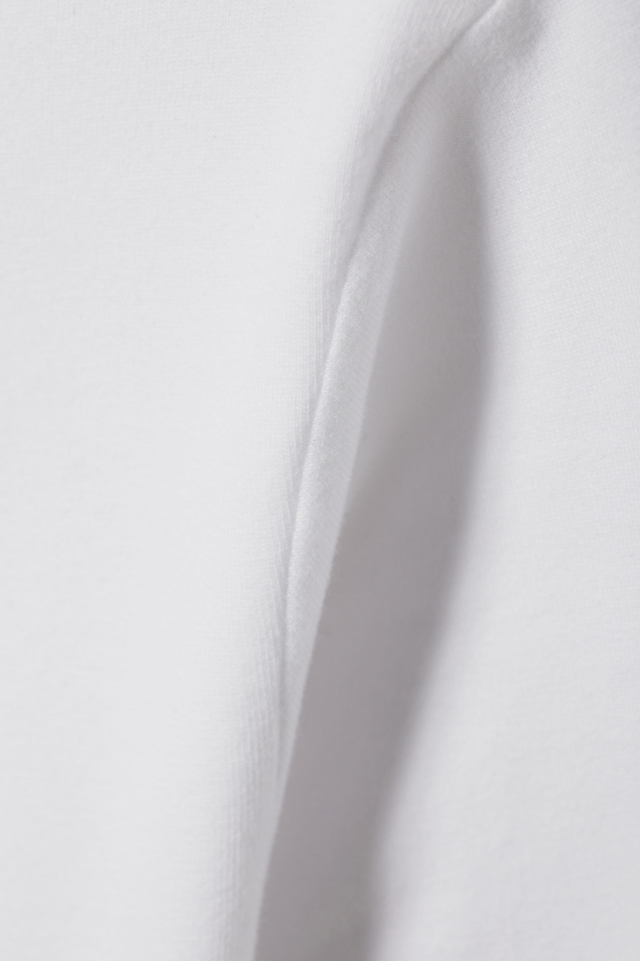 Wit - Katoenen longsleeve met boothals - 1