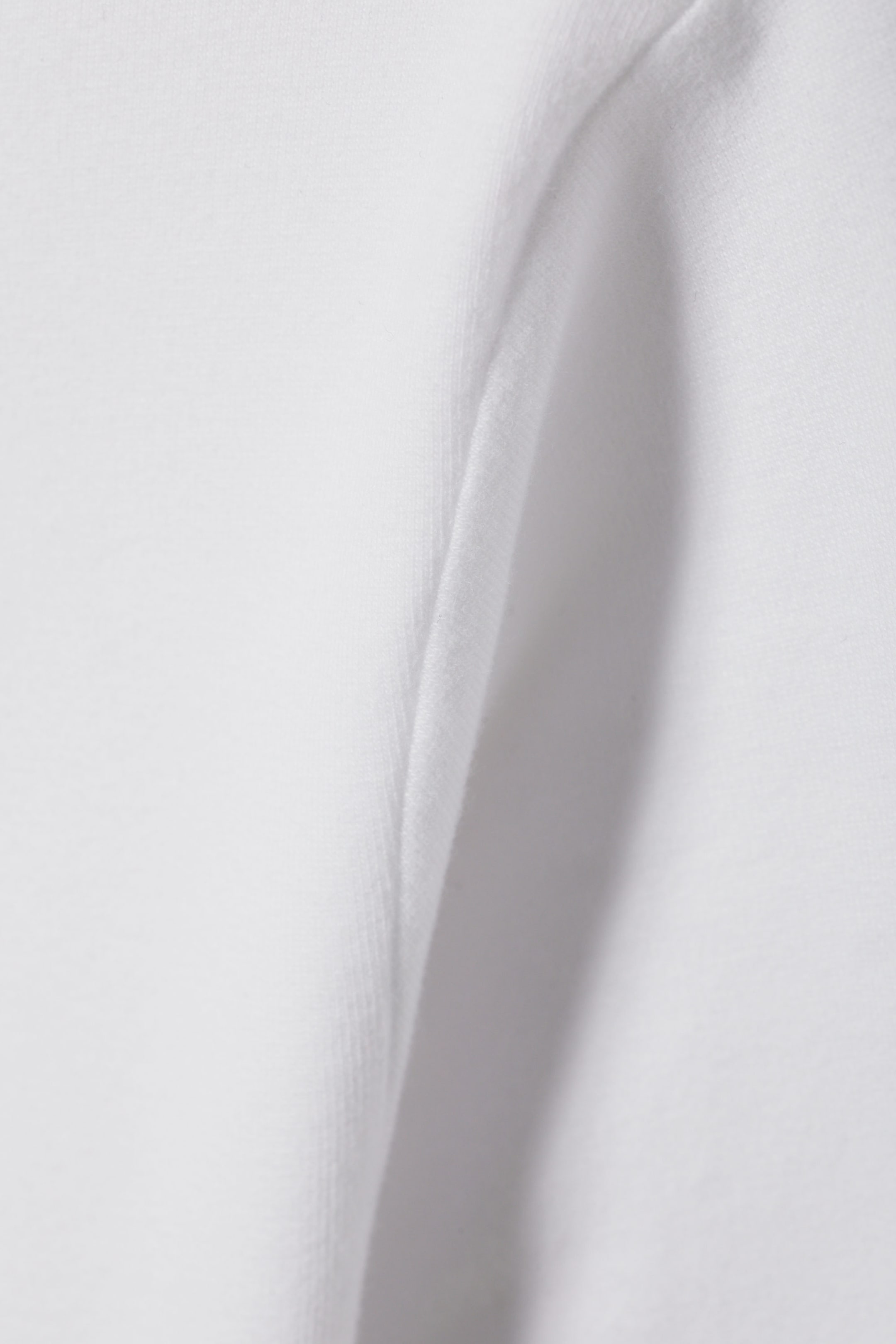 White - Boatneck Cotton Longsleeve - 1