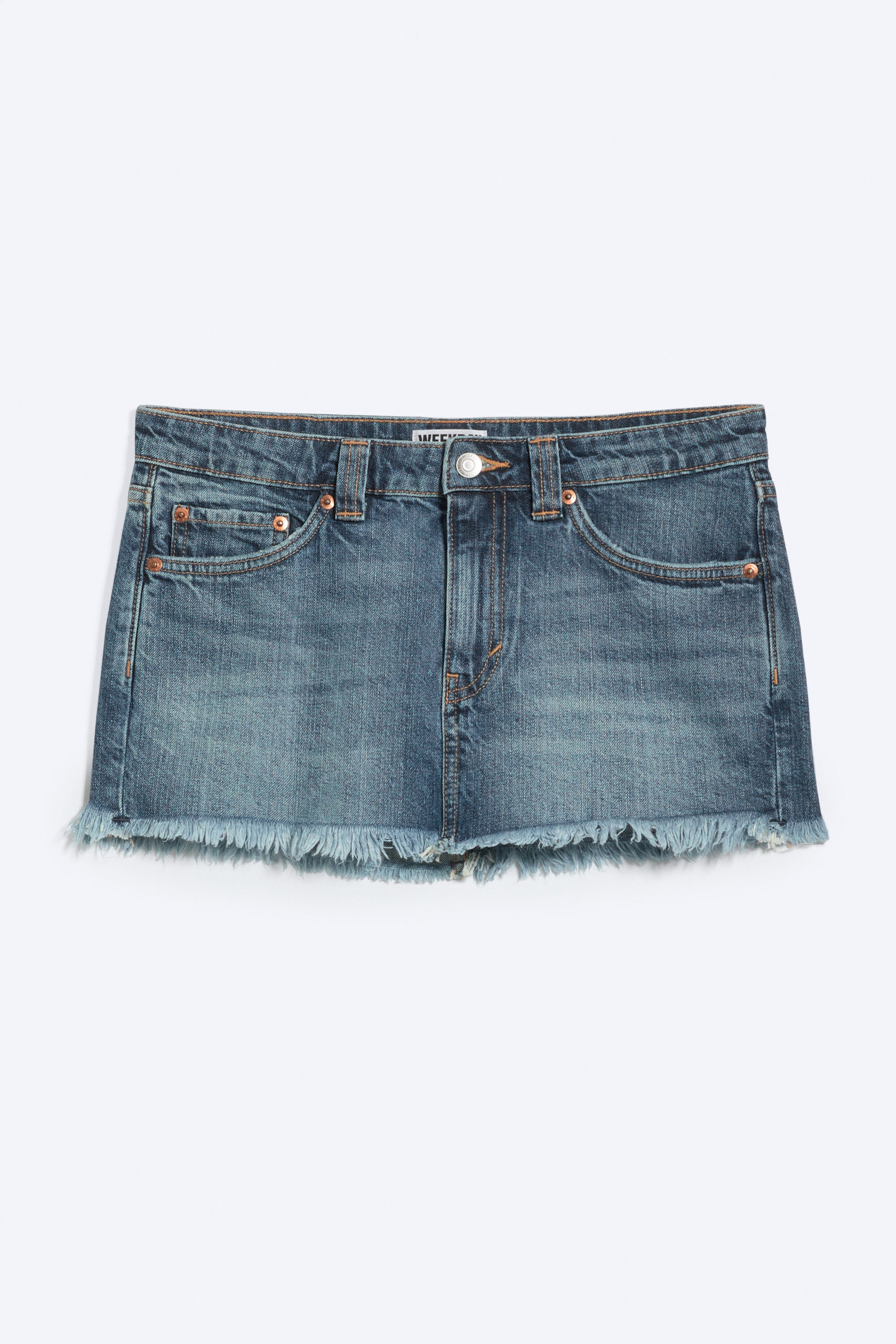 Radio Blue - Medium blue - Denim Mini Skirt - 3