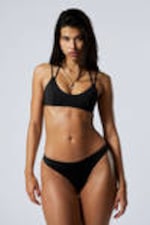 Schwarz - Freche Bikinihose Ava - 0