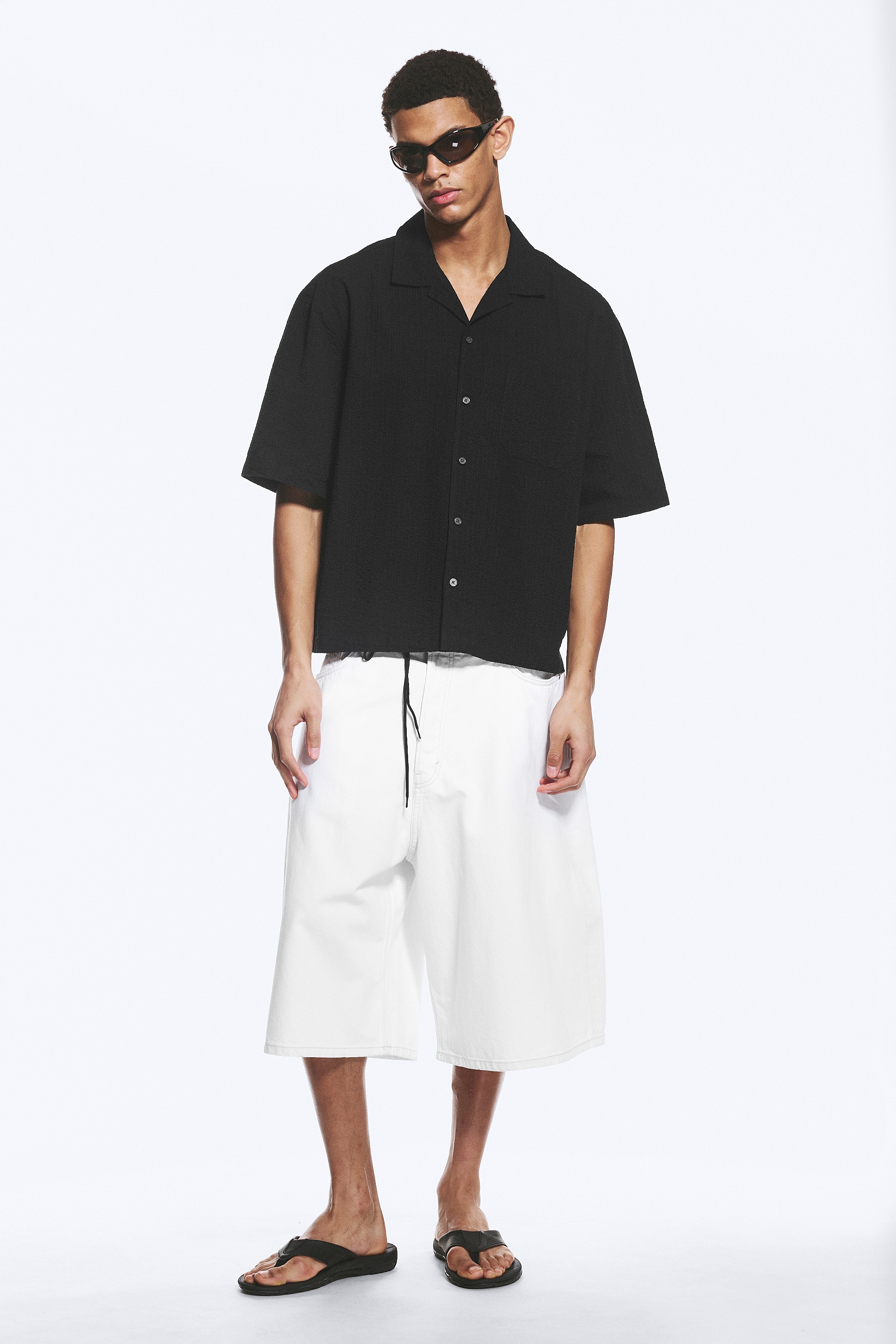 Loose Short-Sleeved Resort Shirt