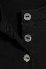 Noir - Cardigan à boutons en perle d’imitation - 5