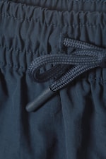 Dark Blue - Structured Mid-Thigh Swim Shorts - 1