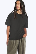 Ausgewaschenes Dunkelgrau - T-SHIRT MIT ENTSPANNTER PASSFORM - 0