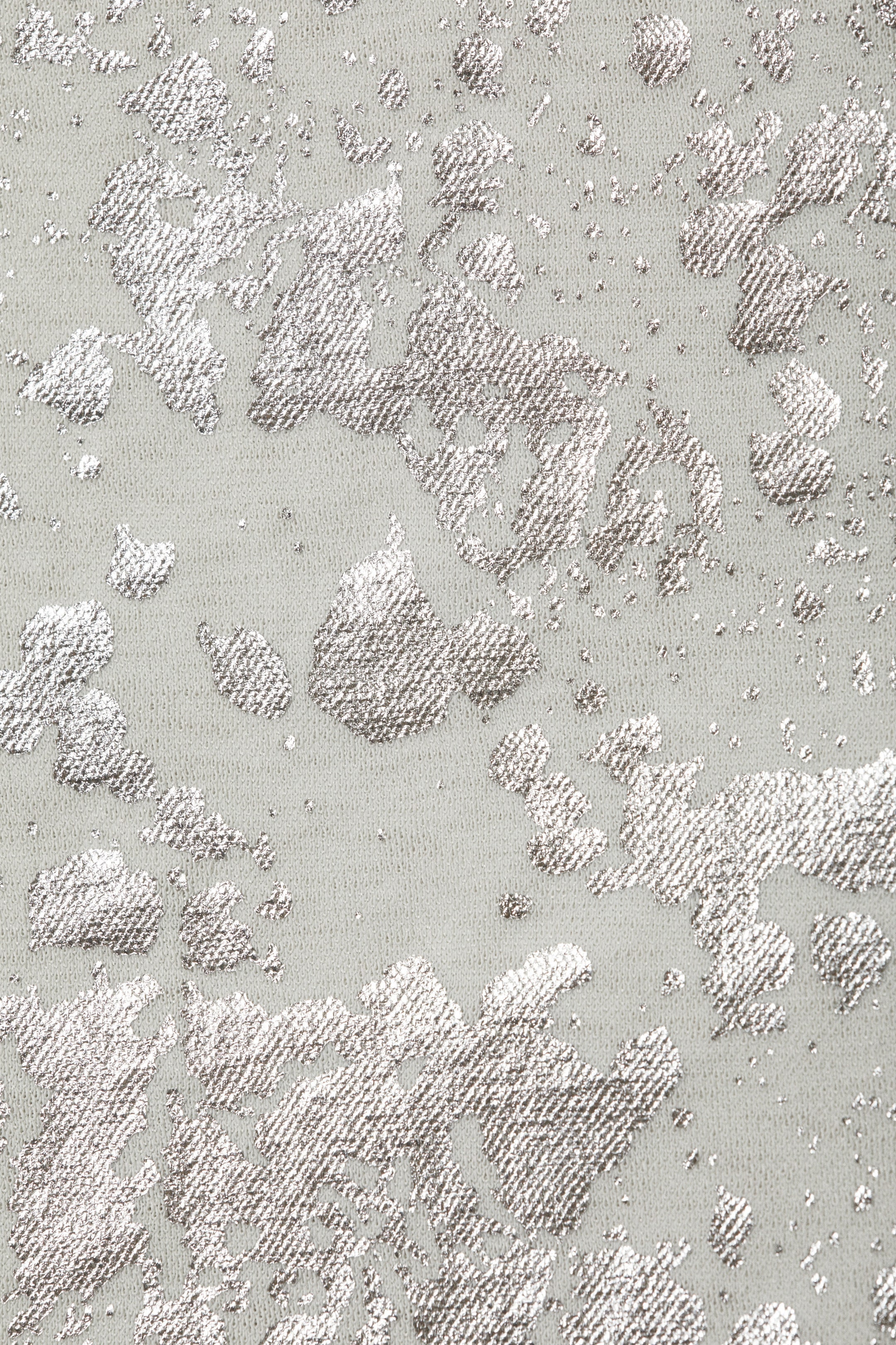 Stänktryck i silver - Annie Boatneck Metallisk Splatter Topp - 1