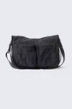 Black - Pocket Crossbody Bag - 0
