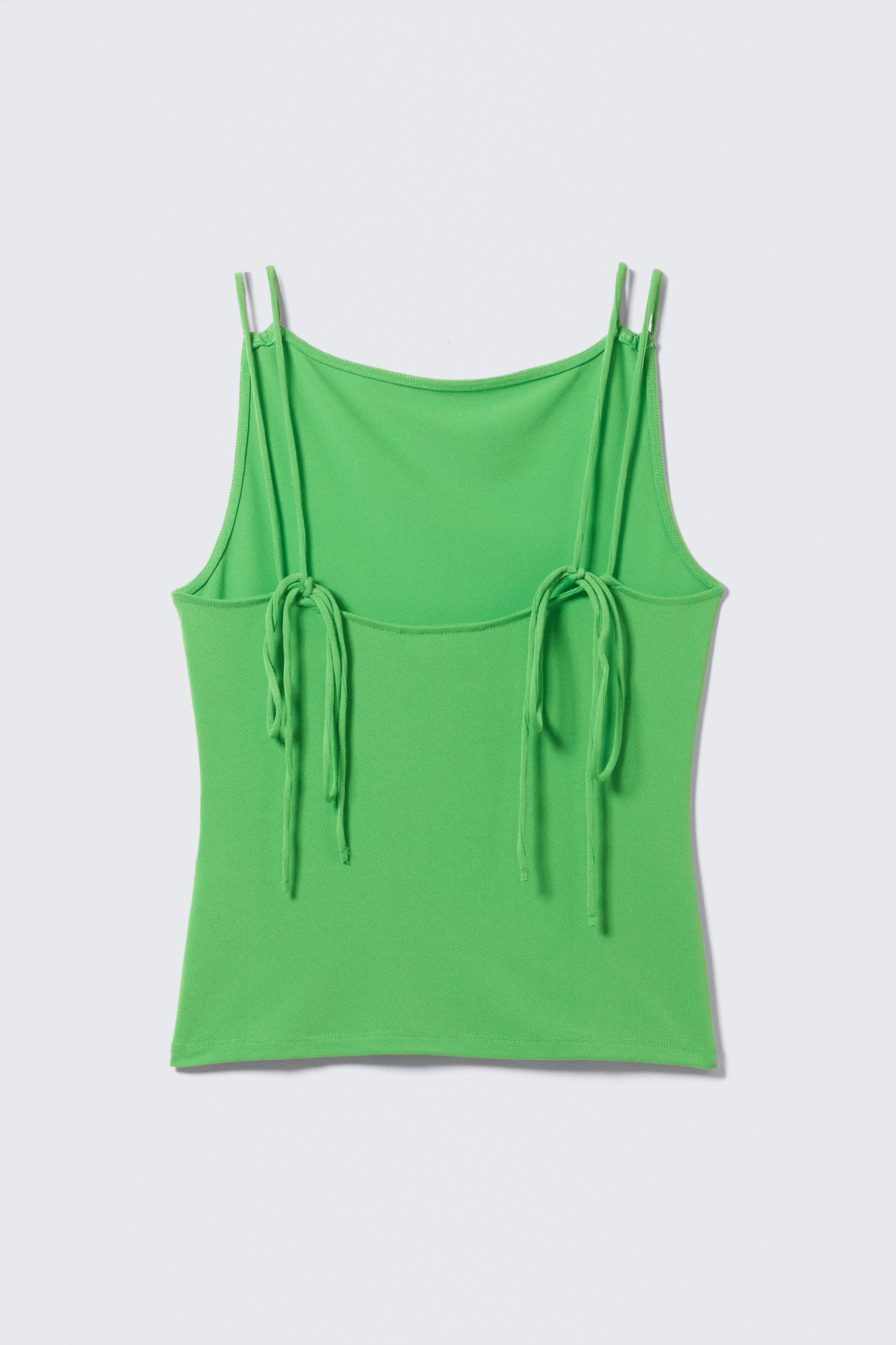 Grösseres Bild ansehen: Jersey-Tanktop mit Riemchen und U-Boot-Ausschnitt - Hellgrün - DAMEN | H&M CH 4