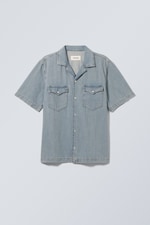 Novel Blue - Burbank Denim Regular Shirt - 0
