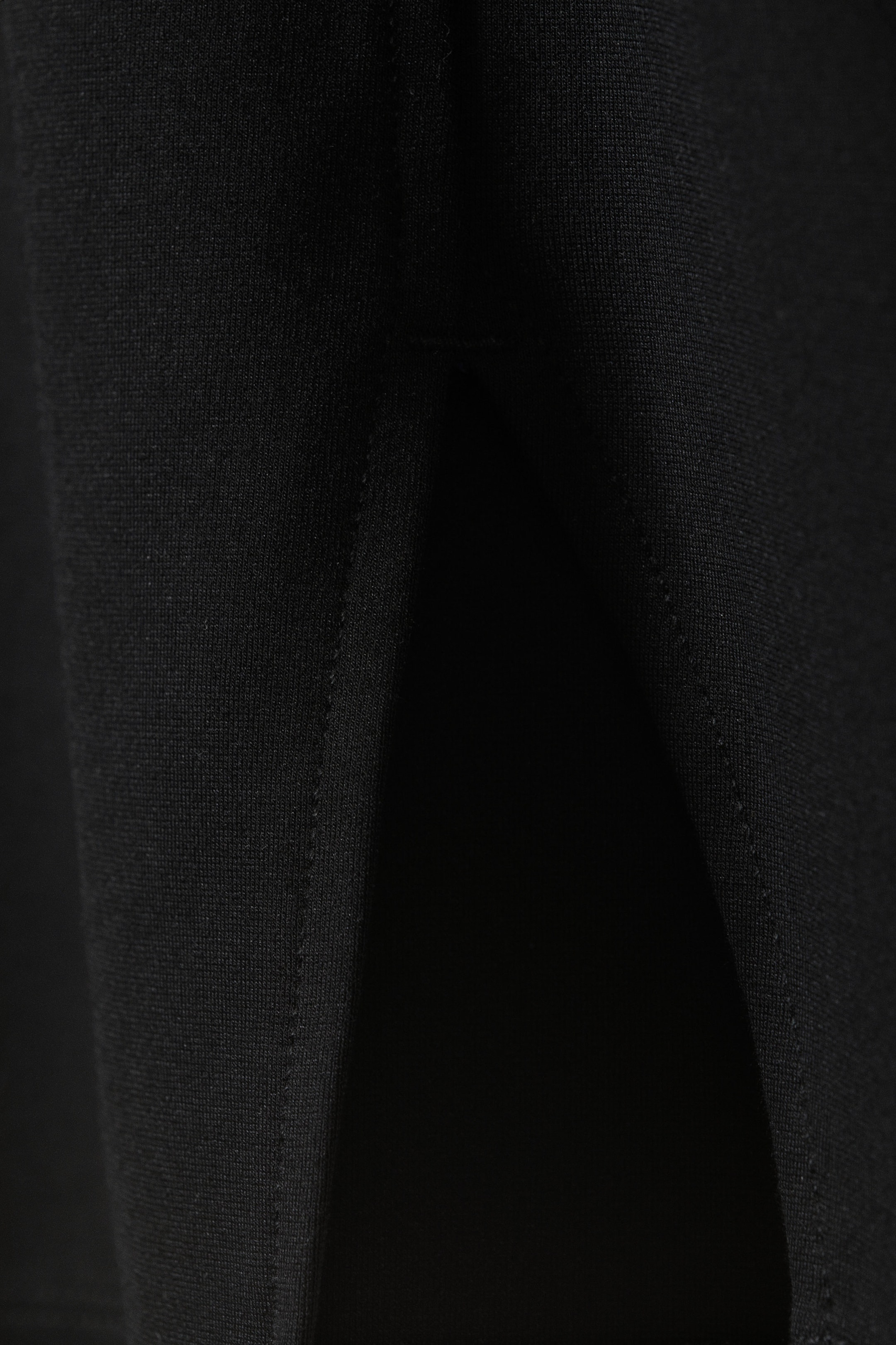 Black - Mini Slit Skirt - 4