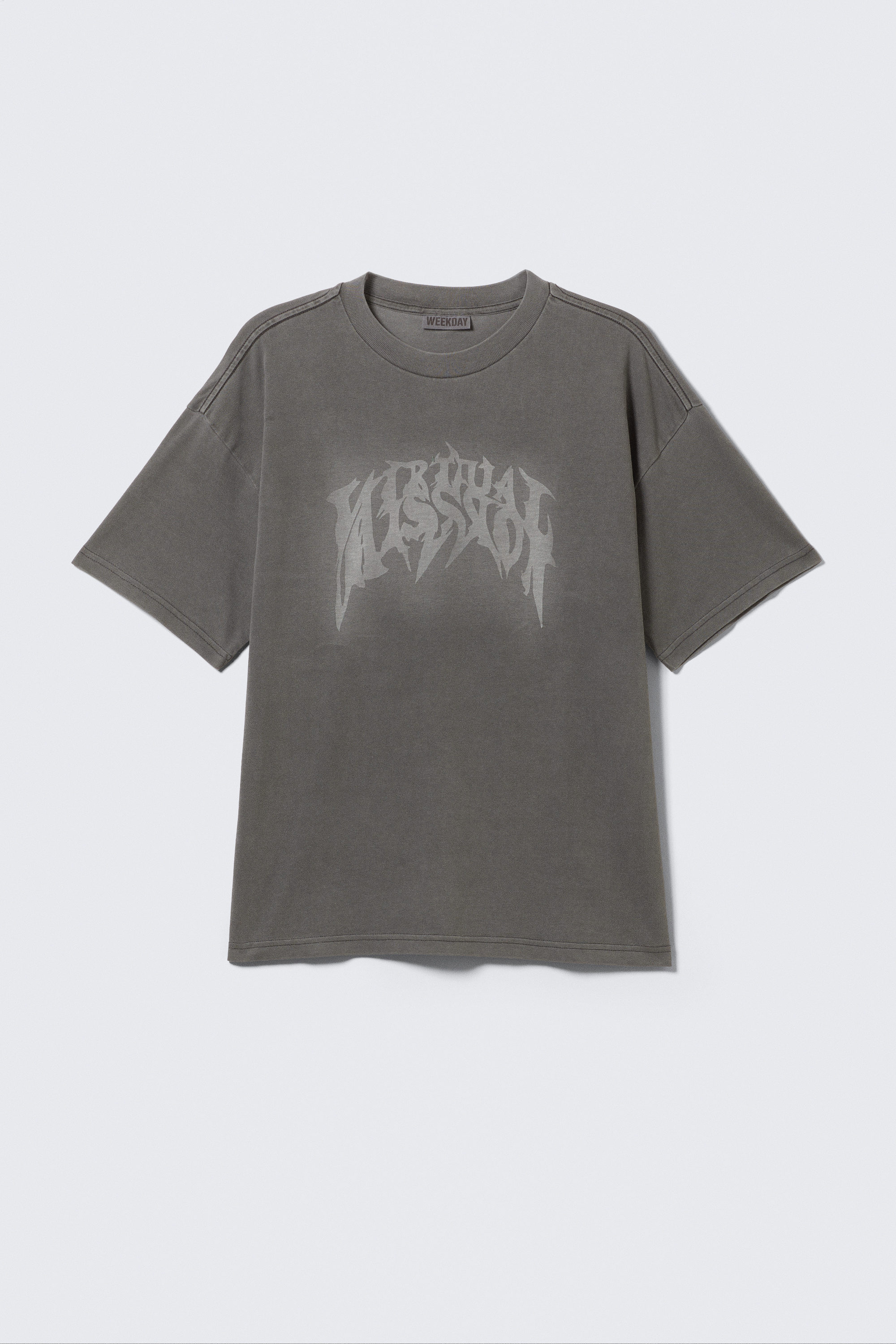 Washed Black - Mizzion - Great Boxy Printed Graphic Tee - 4