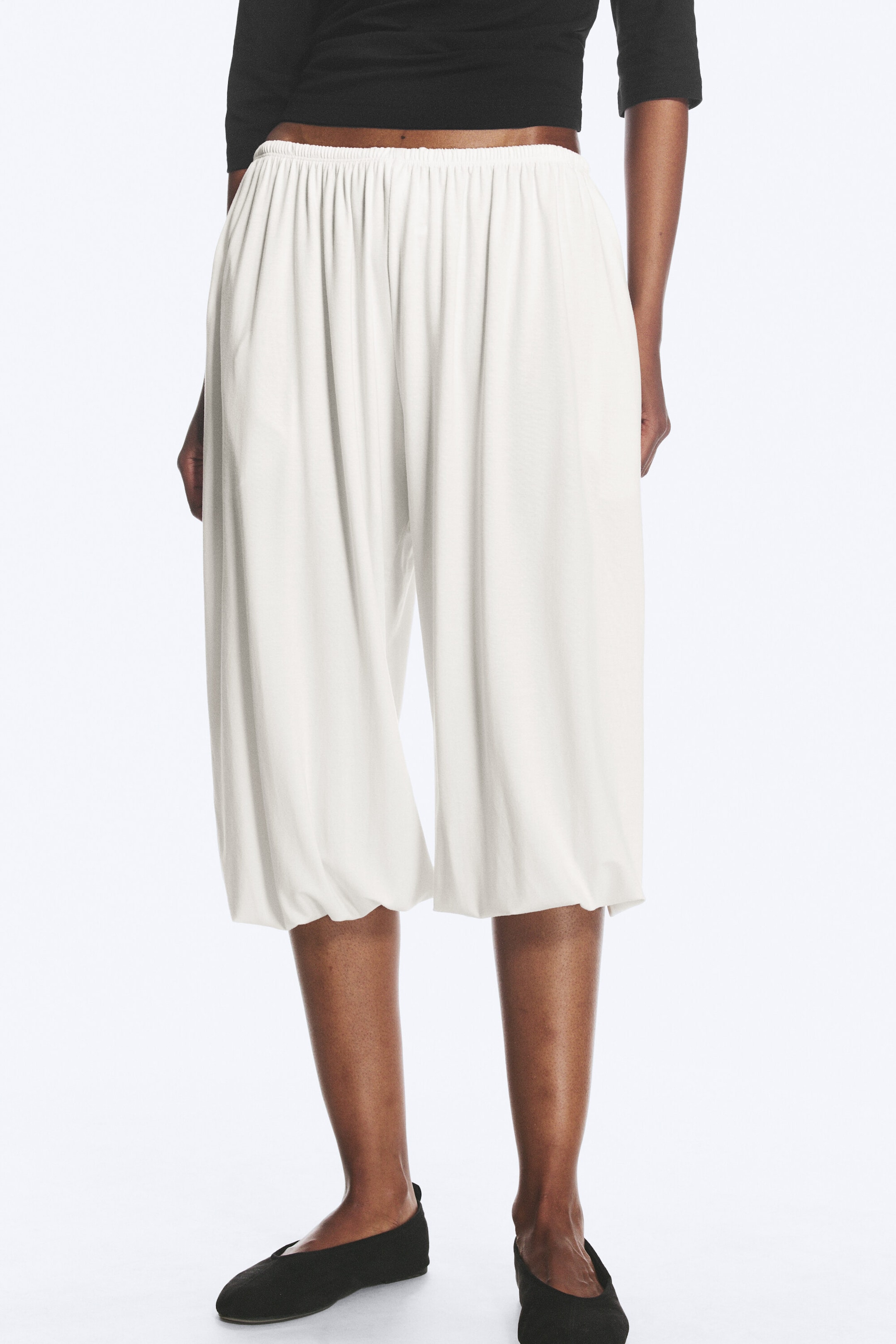 White - Jersey Pantaloon - 2